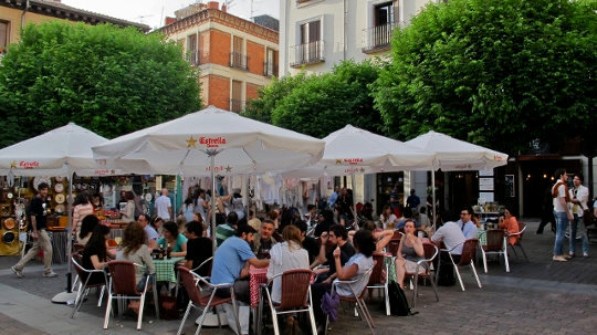 Terraza centro de Madrid