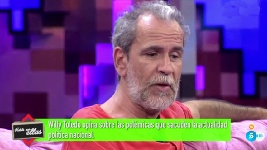 Willy Toledo en Telecinco