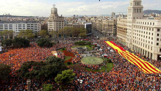 Celebración del 12 de Octubre en Barcelona