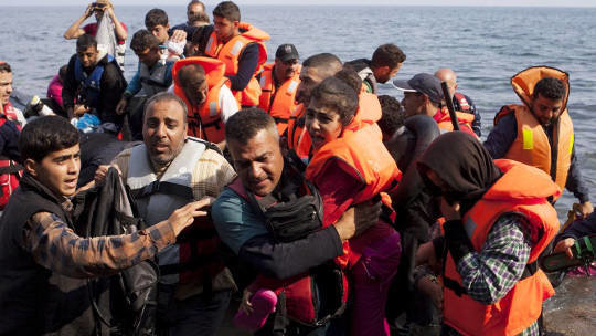 Entrada de Refugiados en Europa
