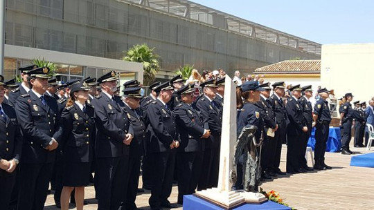 Homenaje de la Unidad de Intervención Policial (UIP)