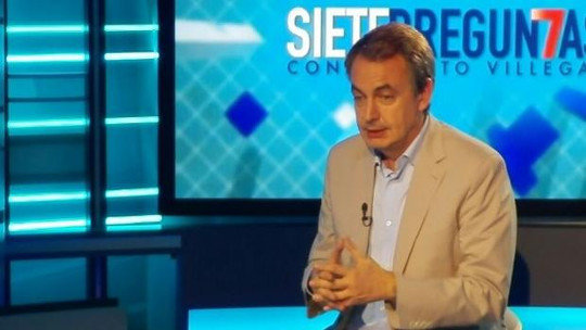 Zapatero en la cadena oficial del régimen Telesur