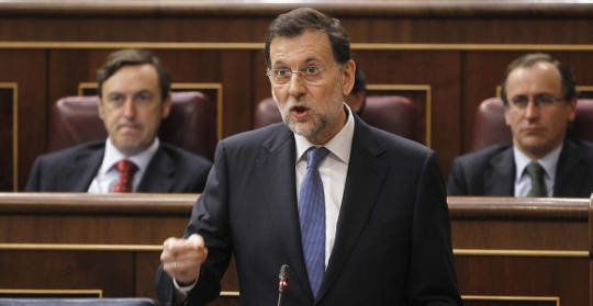 Rajoy en el congreso de los diputados